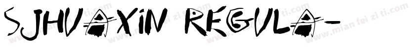 SJhuaxin Regula字体转换